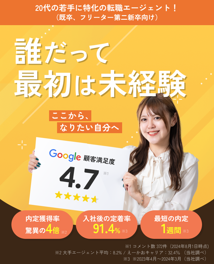 未経験転職を成功に導きます